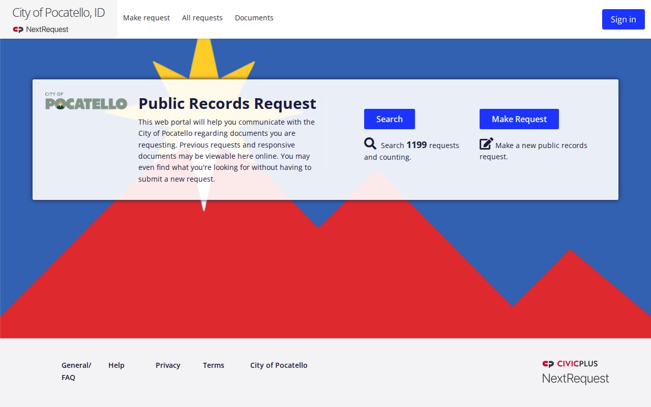 Pocatello residents directory city public records requests