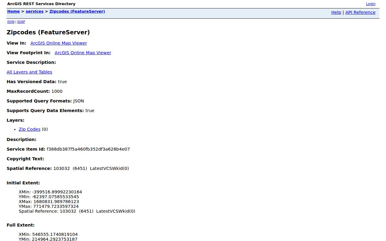 Pocatello ZIP code directory with the Bannock County ZIP polygon layer